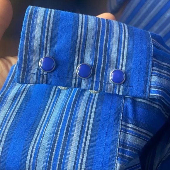 vintage Wrangler western shirts pearl snap size Large - Picture 4 of 4